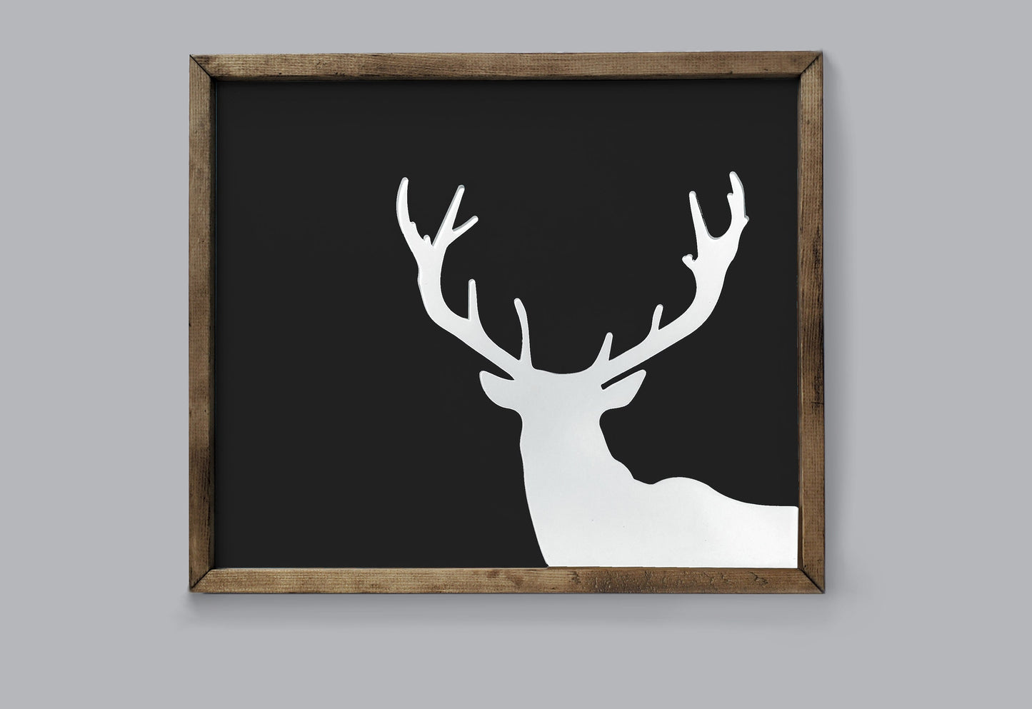 Elk silhouette wall hanging  - Multiple Colour Options