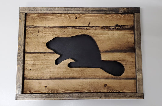 Rustic Beaver Wall Hanging