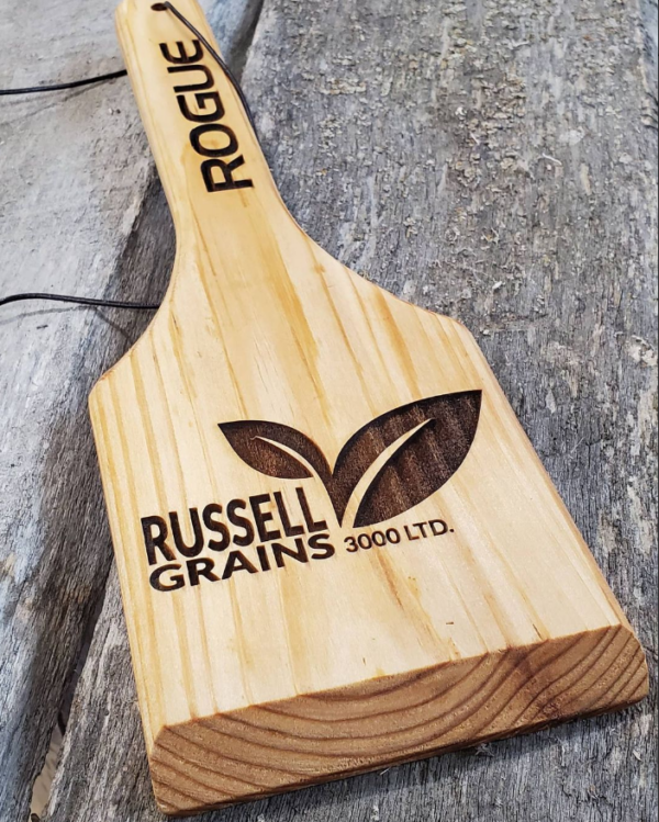 Custom Engraved Cedar BBQ Scraper