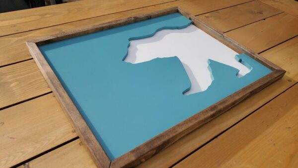 Bear Silhouette Wall Hanging -  Multiple Colour Options - Image 6