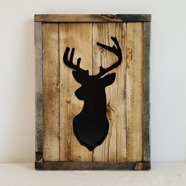 Rustic Deer Wall Hanging - Image 2