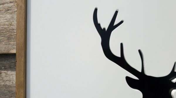 Elk silhouette wall hanging  - Multiple Colour Options - Image 4