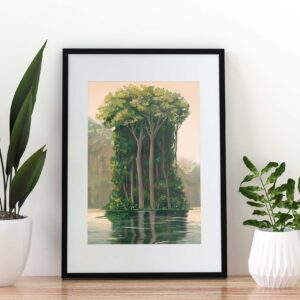 Island Of Trees, Wall Decor, Art Print