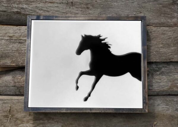 Horse Silhouette Wall Hanging -  Multiple Colour Options - Image 2